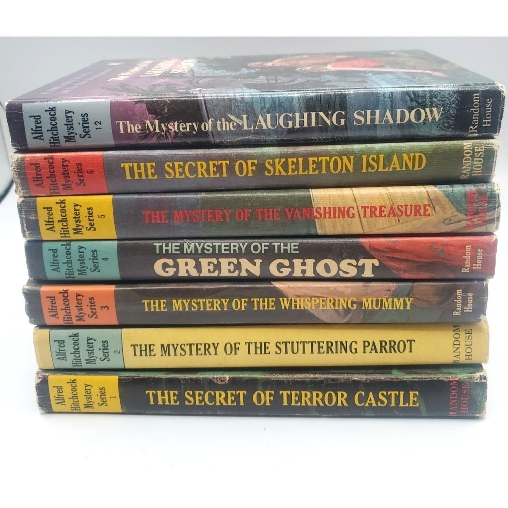 Alfred Hitchcock The Three Investigators Vintage Mystery Hardcover Lot 1-6 & 12